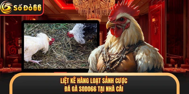 Liệt kê hàng loạt sảnh cược đá gà SODO66 tại nhà cái